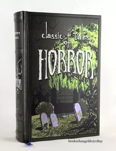 CLASSIC TALES OF HORROR Poe Stoker Doyle Lovecraft James etc Leather Bound