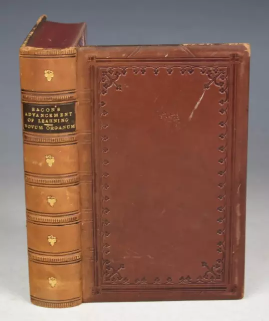 Physical & Metaphysical Works of Lord Bacon Novum Organum 1860 Henry Bohn