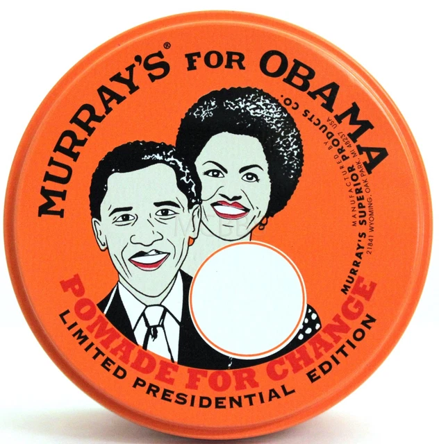 MURRAY'S (MURRAYS) SUPERIOR Hair Dressing Pomade Limited Edition Obama 3  Oz. $4.25 - PicClick