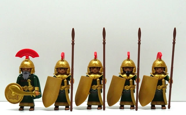 PLAYMOBIL X3 LANCES NOIRES LANCE NOIRE GUERRIER VIKING BARBARE ROMAIN