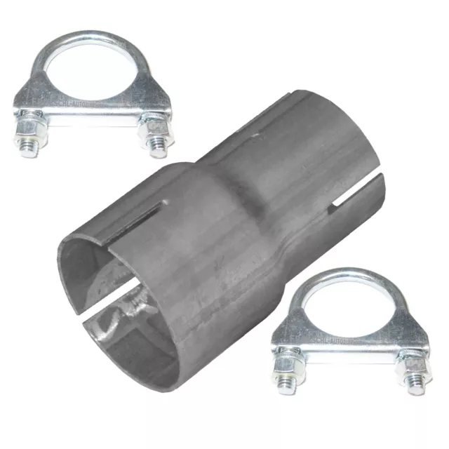 tube 45mm à 55mm Réducteur de gaz d'échappement en acier Connecteur Tuyau i*