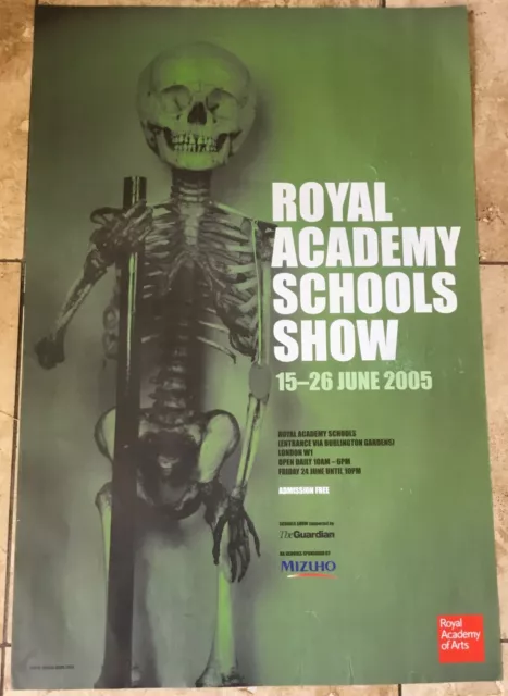 ROYAL ACADEMY SCHOOLS SHOW Exhibition Poster, London 2005