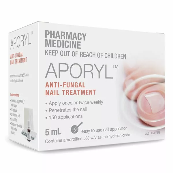 Aporyl Anti-fungal Nail Treatment Kit 5ml Lacquer Amorolfine 5 Loceryl for  sale online | eBay