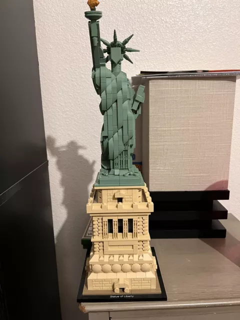 LEGO Statue Of Liberty 3450 Sculptures 2000- 100% Complete Rare