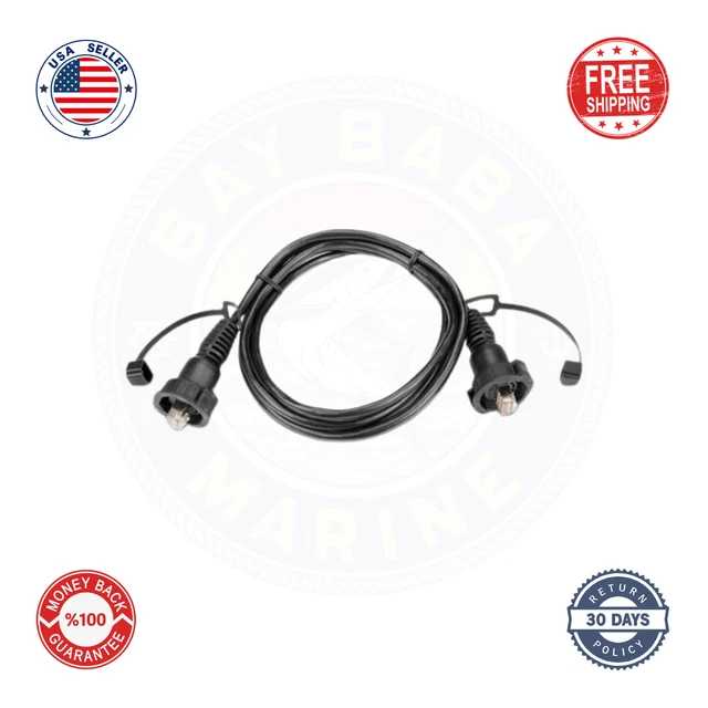 GARMIN New Marine Network 6' Cable RJ45 Plugs At Each End Black 010-10550-00