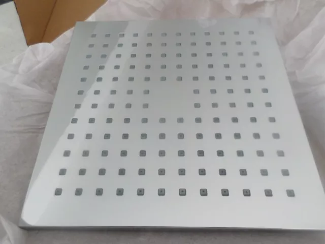 Vado Velo 200Mm Square Easyclean Fixed Shower Head