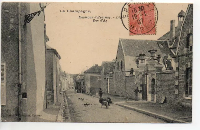 MAGENTA Epernay Dizy  - Marne - CPA 51 - la rue d' Ay