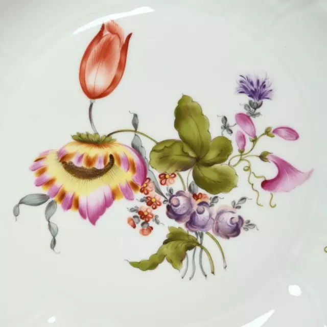 Herend Hungary "Printemps" Floral Bouquet Dinner Plate, 10.25" 2