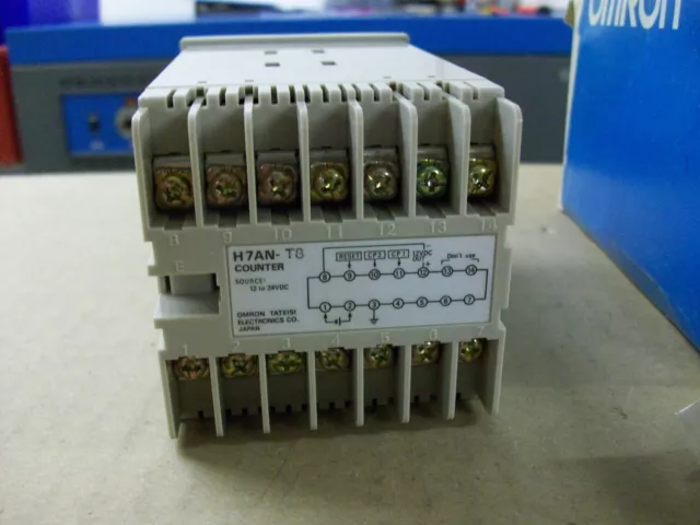 Omron   H7An-T8   Relay Counter    12-24Vdc 2