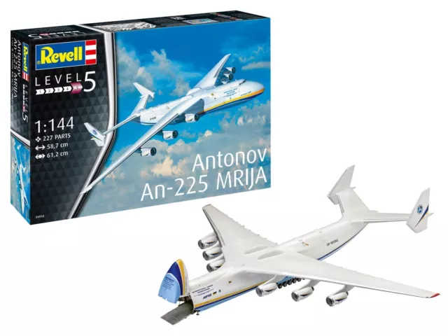 Revell 04958 Antonov An-225 Mrija Transportflugzeug Level 5 1:144 NEU/OVP