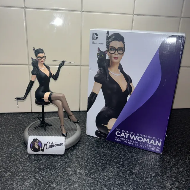 Dc Comics Bombshells Catwoman Limited Edition Statue 0751/5200 Dc Collectibles