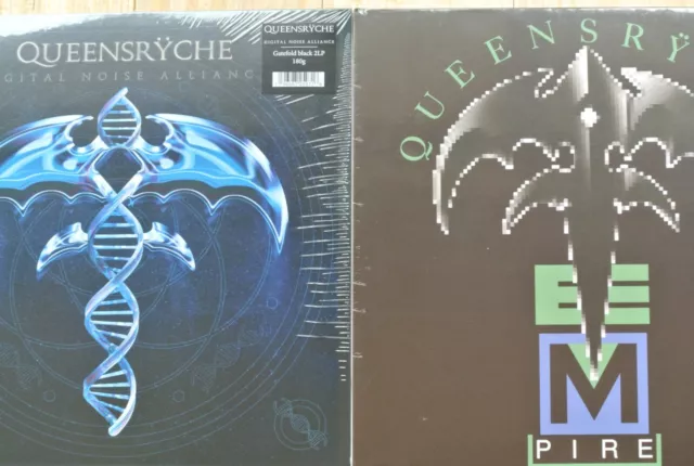 QUEENSRYCHE Digital Noise Alliance 2-LP + Empire 2-LP Gatefold 180g Vinyl