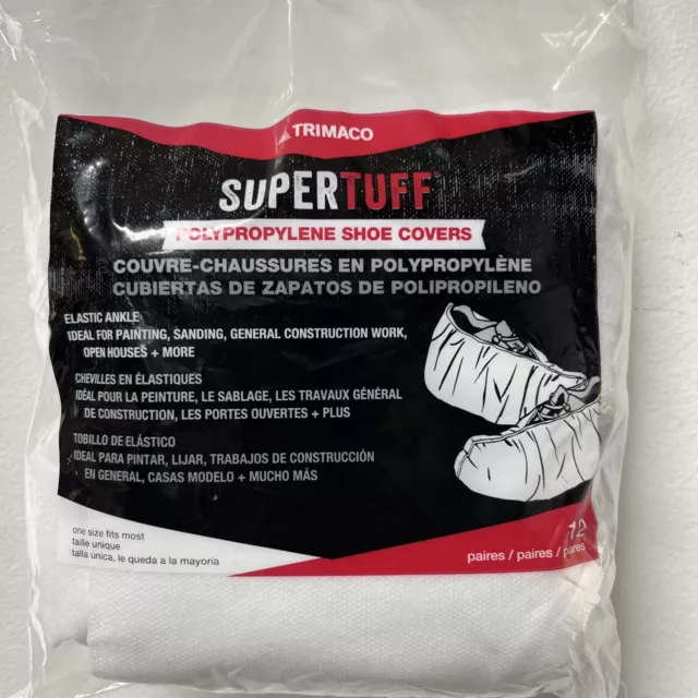 SuperTuff Polypropylene Disposable Shoe Covers