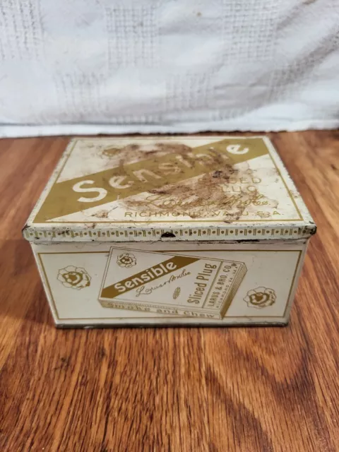 Vintage SENSIBLE Sliced Plug Tobacco Tin