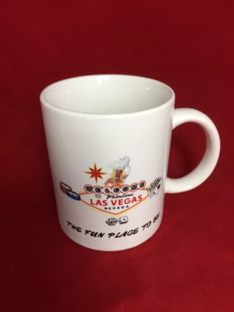 Las Vegas Coffee Mug Welcome to Fabulous Sign Cup Tea Ceramic Retro