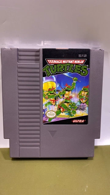 Jeu NES Teenage Mutant Ninja Turtles - Version PAL, En Très Bon état Avec Boîte