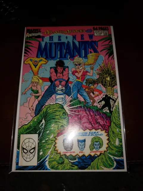 New Mutants Annual #5 NM+ 1st Rob Liefeld Story 1st Team App of Surf & more 1989