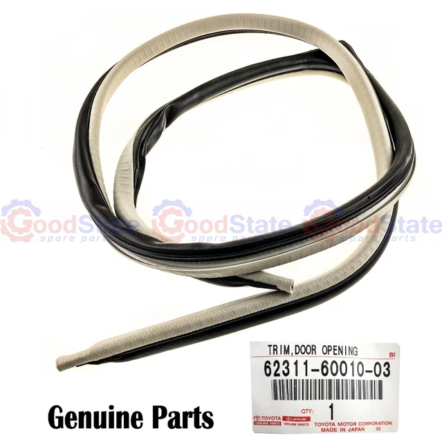Genuine Toyota Rear Quarter Window Weatherstrip For Land Cruiser 80 Series (FZJ/FJ) – LH & RH Set