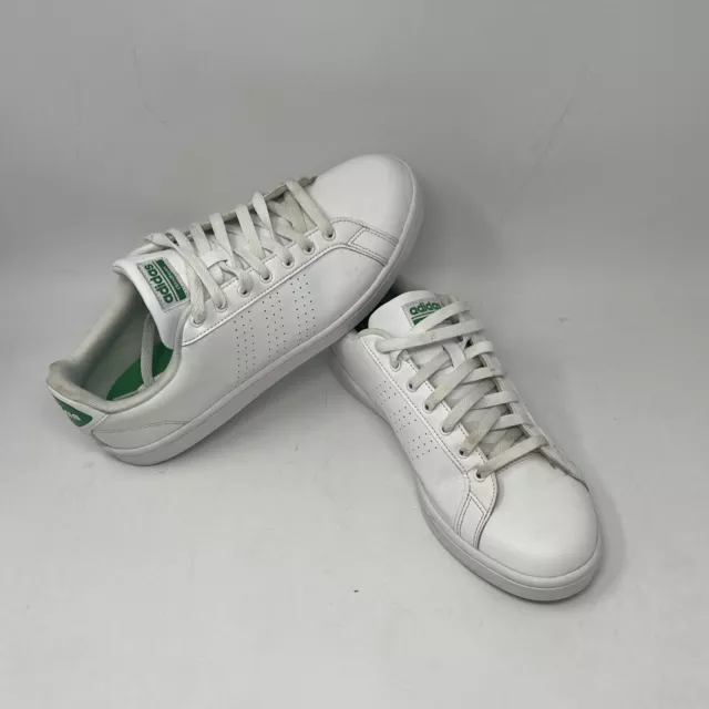 ADIDAS NEO Advantage Size 11 Green Leather Shoes AW3914 $37.59 - PicClick