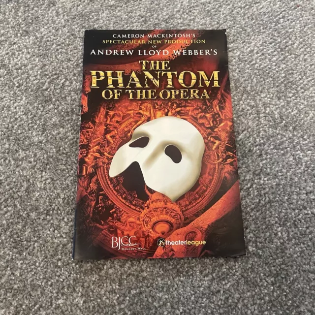 The Phantom of the Opera Programme/Playbill! Musical Theatre!