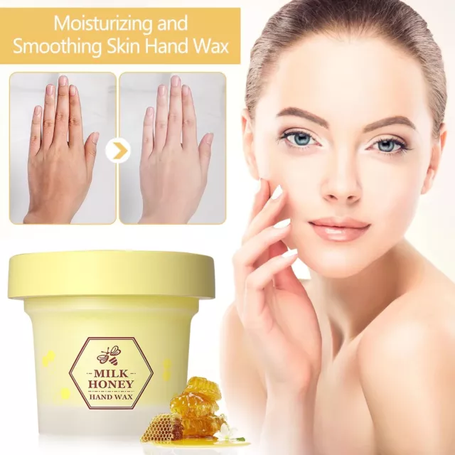 Honey Milk Hand Wax Hand Mask Moisturizing And Hydrating 120g