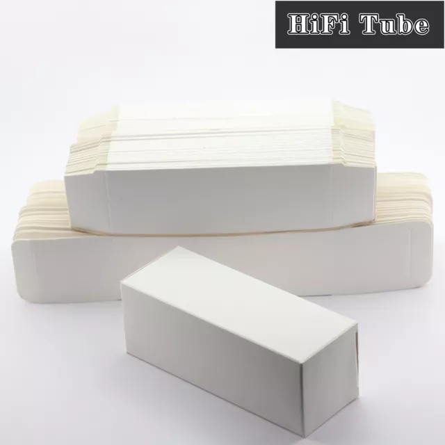 50 PCS EMPTY WHITE VACUUM TUBE BOXES For 2A3 47 6A3 807 280 6BG6 6B4G & Similar