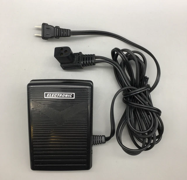 ELECTRONIC SEWING MACHINE Speed Foot Controller Pedal 3Prong NGOSEW
