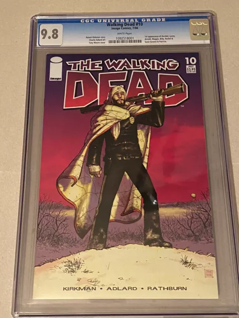 The Walking Dead #10 CGC 9.8 Only One On eBay! Insured Global Postage