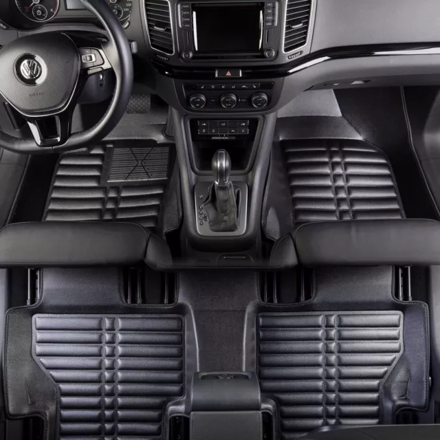 5D Premium Auto Fussmatten TPE Set passend für VW Tiguan (2.Gen) Baujahr ab 2016 3