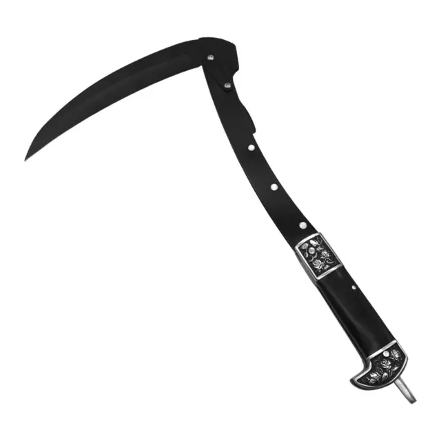 Black Sharp Folding Sickle Scythe Weed Remover for Trimming Pruning Plants