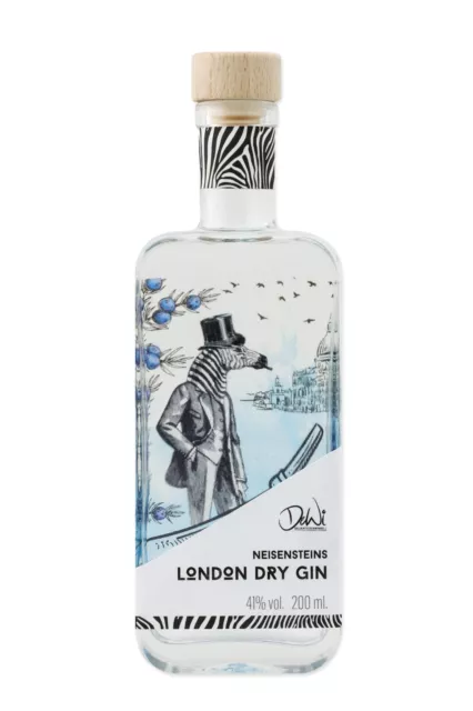 Gin DeWi Neisenstein´s Dry Gin - 41% vol. 200 ml - Geschenkartikel