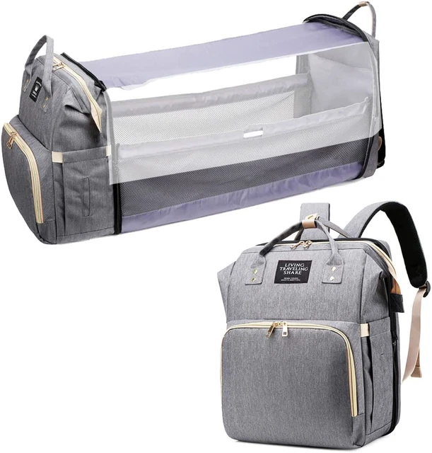 SALIFA Diaper Bag Backpack with Changing Station, Foldable Baby Diaper Bags Larg