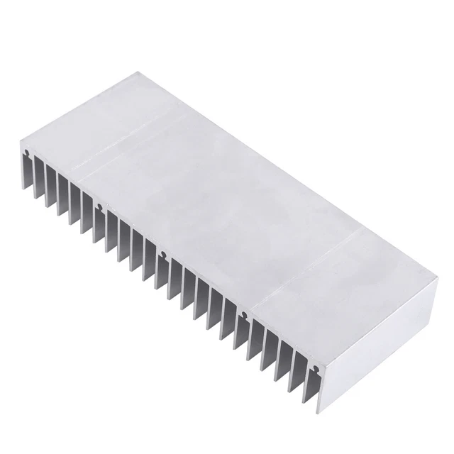 1pc Portable Aluminum Heatsink Cooling Heat Sink Dense 24 Teeth 150mm
