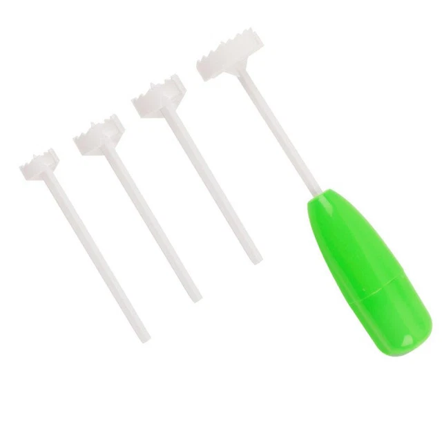 4x Fruit Corer Eliminar Cortadora Excavación Vegetal Cortador en Espiral Gadget de Cocina