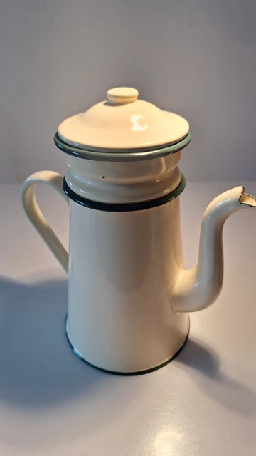 TRÈS ANCIENNE PETITE Cafetière Égoïste en Laiton . Moka Une Tasse