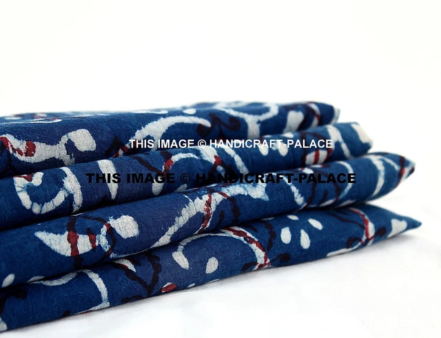 Indien Main Bloc Coton Imprimé Voile Floral Tissu Confection Couture par Le YD