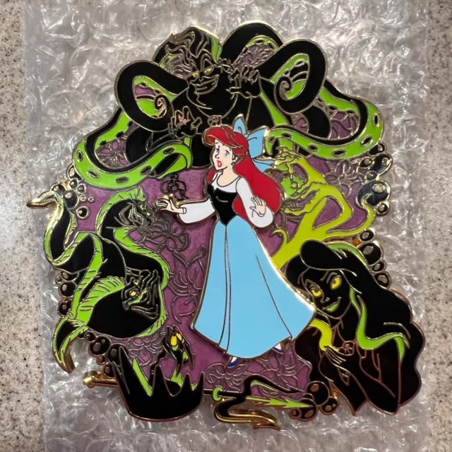 Disney Fantasy Pin Little Mermaid Ariel Ursula Night Terrors & Daydreams Jumbo