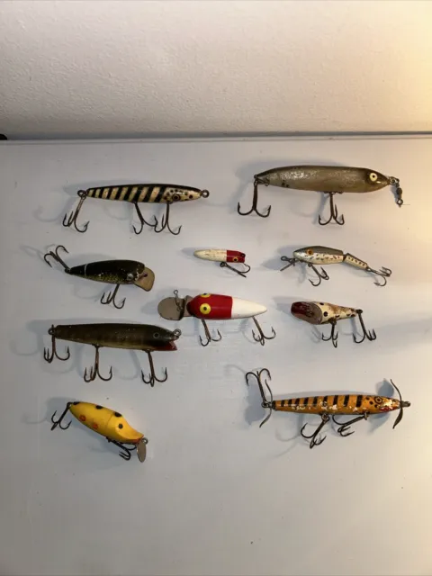 LOT OF (9) Vintage Fishing Luresunique variety. Wooden/Plastic Mix  $45.95 - PicClick