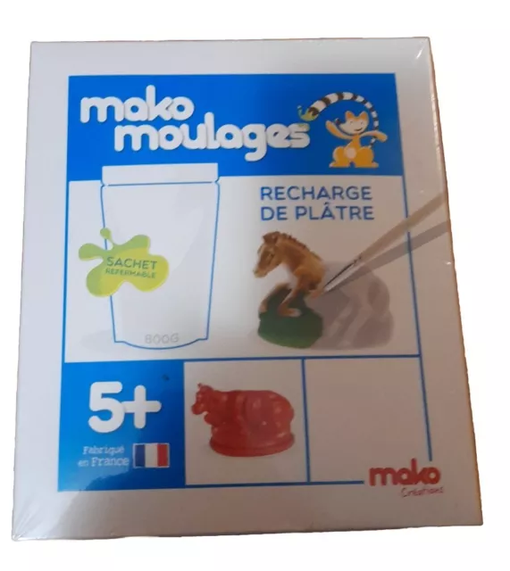 Mako Moulages - Recharge de plâtre 800g