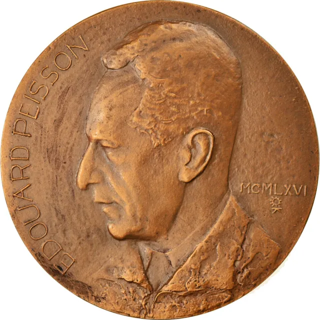 [#4474] France, Medal, Edouard Peisson, Ecrivain de Marine, 1967, AU, Bro