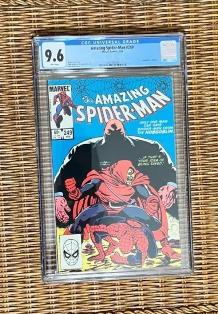 Amazing Spider-Man #249 CGC 9.6- Hobgoblin vs Kingpin!-Key Issue-White Pages!!