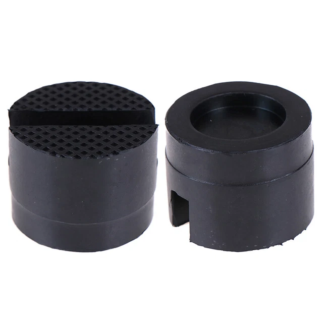 UNIVERSAL CAR SLOTTED frame rail floor jack adapter lift rubber'pad