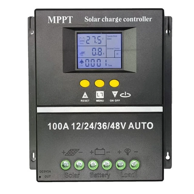 Solar Charge Controller Solar Auto Charge Controller with LCD & Dual USB 10 G8V7