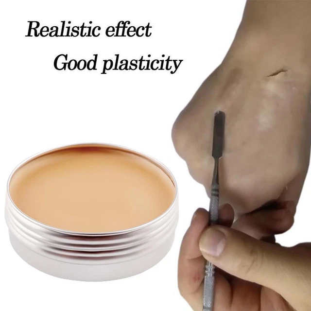 Festicy Narben Wachs 30g - Realistische Wundeneffekte Für Halloween & Grusel-Make-up