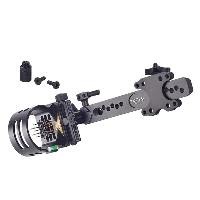 MICRO ADJUST 5 Pin .019" Compound Bow Sight Accessory Black EUR 44,15