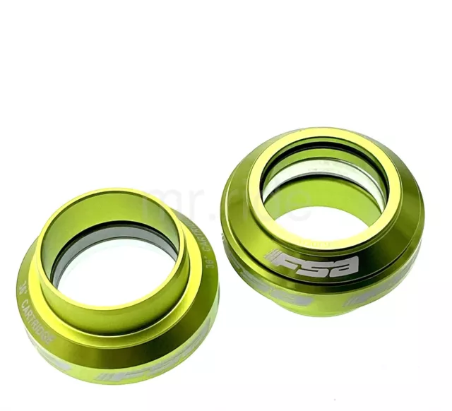 mr-ride FSA Threadless Headset ORBIT MX 1-1/8" 28.6mm tube (w/o cap) Green 2