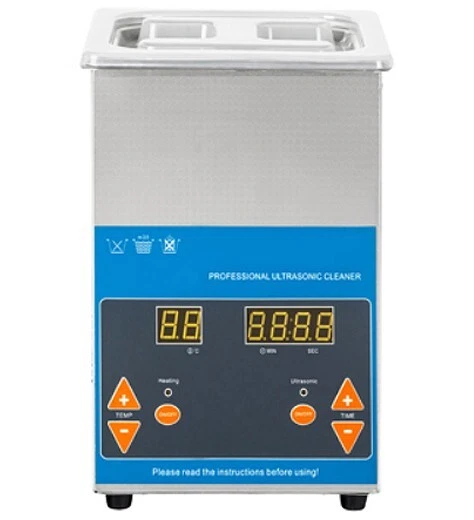 Professional Ultrasonic Deep 2L Warming Heated Jewelry Cleaner Stainless Steel