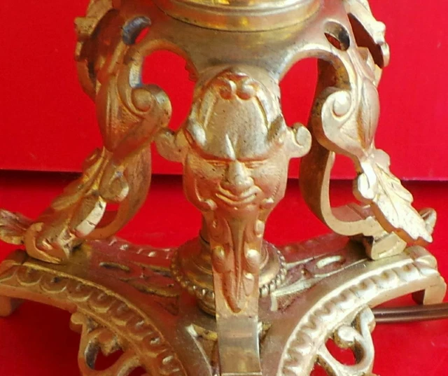 lampe a tulipe opalescente art nouveau 1900 a 1930 fer forg