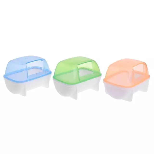 Dwarf Hamster Sand Bath Container - Chinchilla Sauna Spa Room for Bathroom