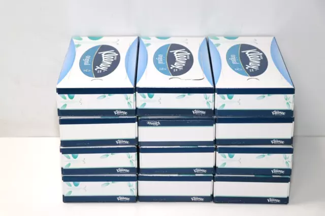 Kleenex Kosmetiktücher 8824 – Kleenex Box - 12x72 (864 Papiertaschentücher) Weiß